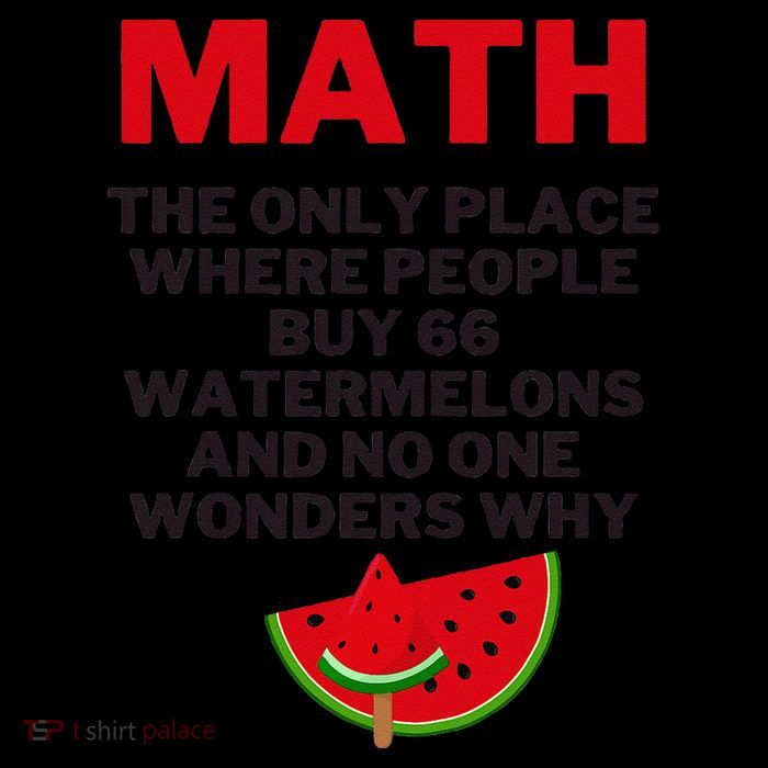 Math And Watermelons Mathematics Calculation Numbers Sweatshirt