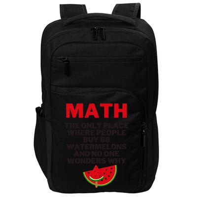 Math And Watermelons Mathematics Calculation Numbers Impact Tech Backpack