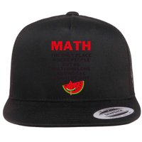 Math And Watermelons Mathematics Calculation Numbers Flat Bill Trucker Hat