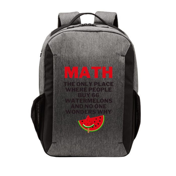 Math And Watermelons Mathematics Calculation Numbers Vector Backpack