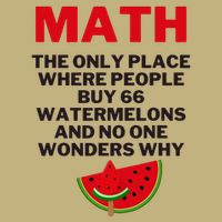Math And Watermelons Mathematics Calculation Numbers Mousepad