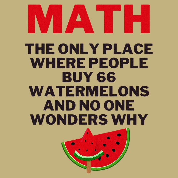 Math And Watermelons Mathematics Calculation Numbers Mousepad
