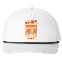 Mars Astronomy Will Trade Sister For Rover Pictures Snapback Five-Panel Rope Hat