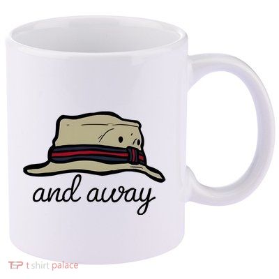 Mortimer And Whitehouse Gone Fishing And Away 11oz C Handle Ceramic Mug