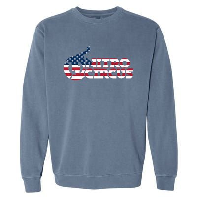 Mens America X Nitro Circus Premium Garment-Dyed Sweatshirt