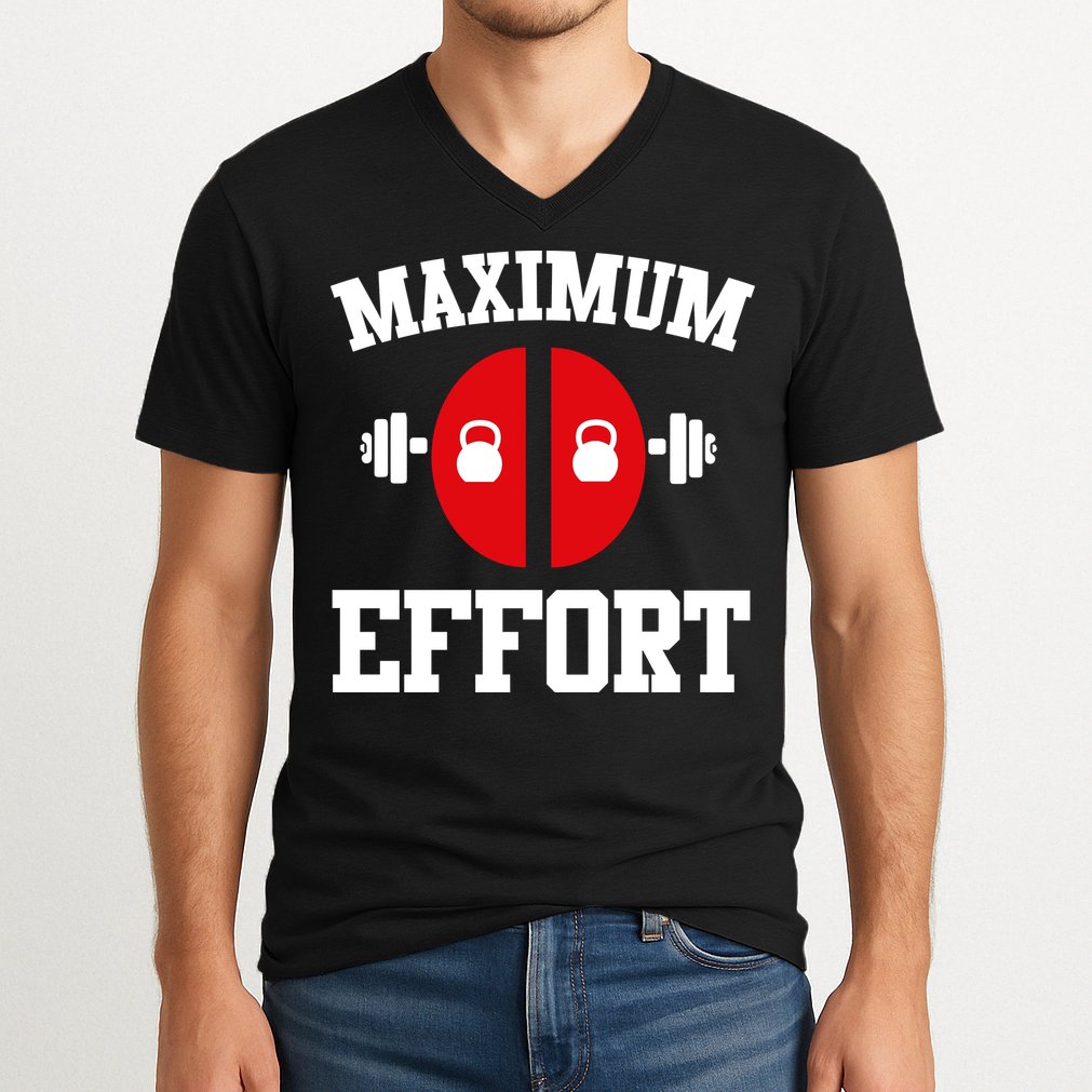 Maximum Effort V-Neck T-Shirt