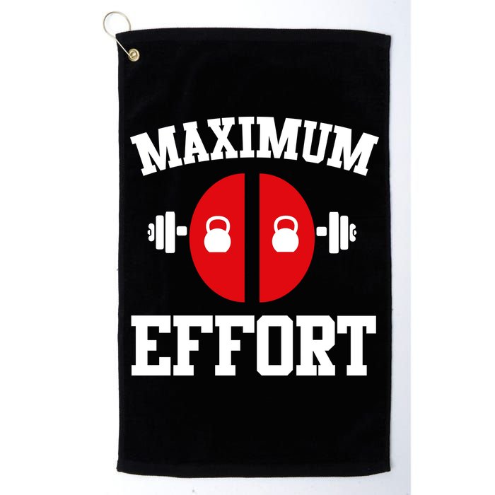 Maximum Effort Golf Towel