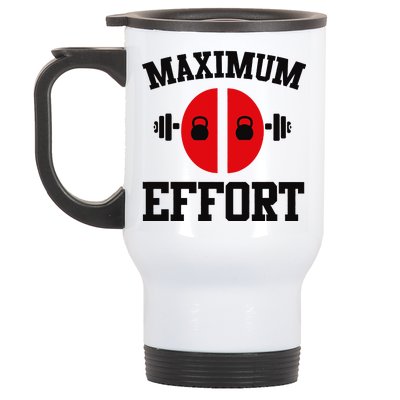 Maximum Effort Stainless Steel Travel Mug