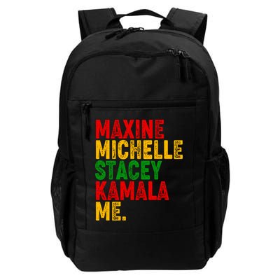 Maxine Michelle Stacey Kamala Me Black History Month Backpack