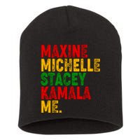 Maxine Michelle Stacey Kamala Me Black History Month Short Acrylic Beanie