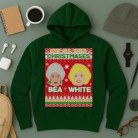 May All Your Christmases Bea White Ugly Christmas Hoodie