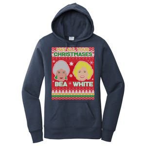 May All Your Christmases Bea White Ugly Christmas Women's Pullover Hoodie