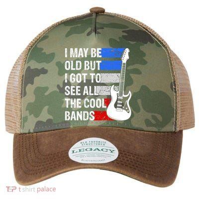 May Be Old Cool Bands Classic Music Legacy Tie Dye Trucker Hat