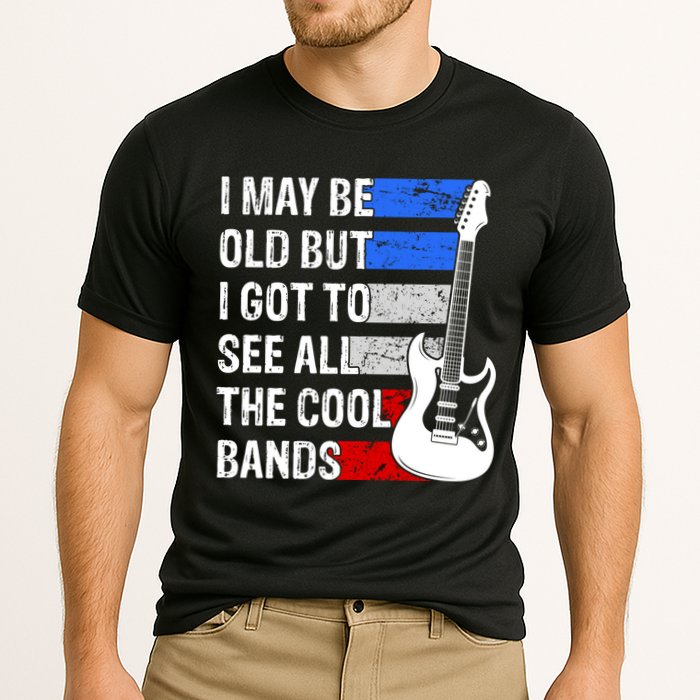 May Be Old Cool Bands Classic Music Cooling Performance Crew T-Shirt