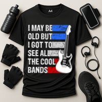May Be Old Cool Bands Classic Music Cooling Performance Crew T-Shirt