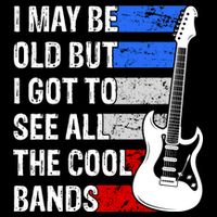 May Be Old Cool Bands Classic Music Cooling Performance Crew T-Shirt