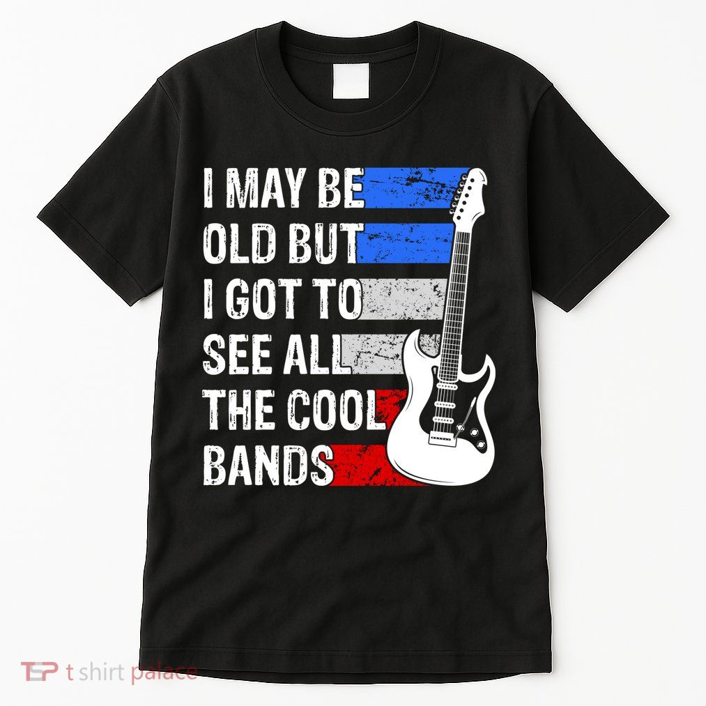 May Be Old Cool Bands Classic Music Tall T-Shirt