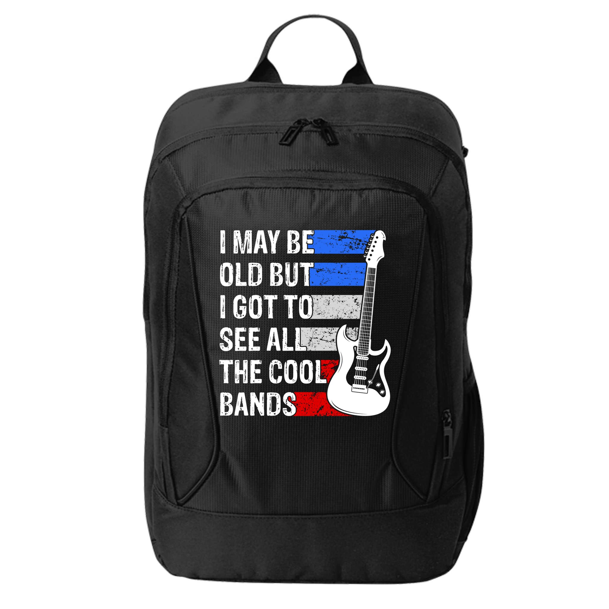 May Be Old Cool Bands Classic Music City Backpack