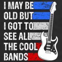 May Be Old Cool Bands Classic Music Adult Drive Performance Visor