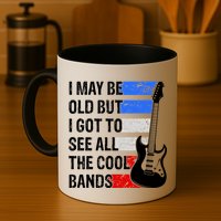 May Be Old Cool Bands Classic Music Mug