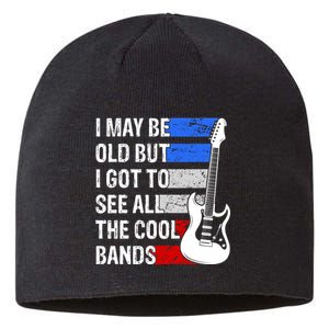 May Be Old Cool Bands Classic Music Sustainable Beanie