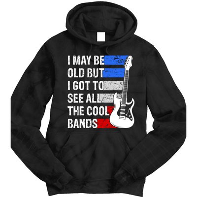 May Be Old Cool Bands Classic Music Tie Dye Hoodie