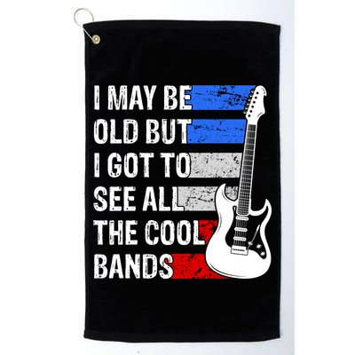 May Be Old Cool Bands Classic Music Golf Towel