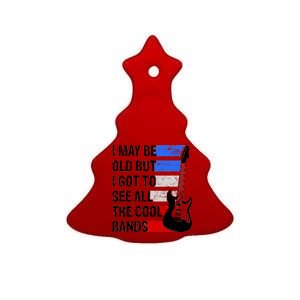 May Be Old Cool Bands Classic Music Ceramic Tree Ornament