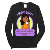 May Birthday Girl Knows More Than You Realize Long Sleeve Shirt