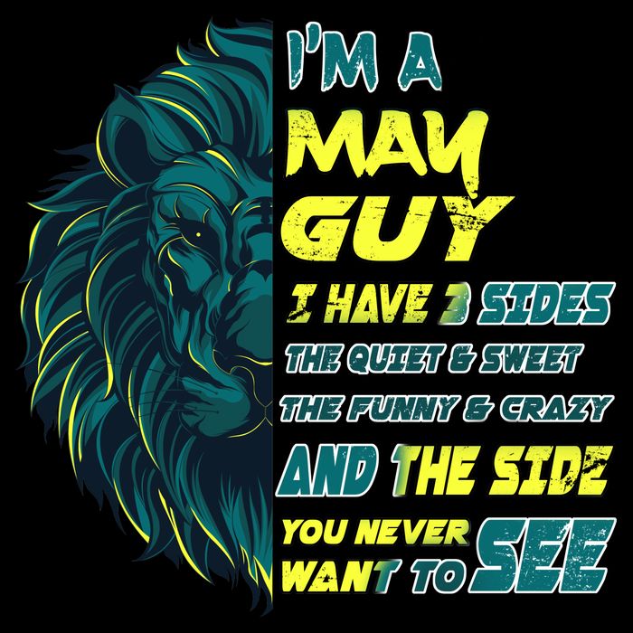 May Birthday Guy Has 3 Sides Sweet Funny Crazy  Mug
