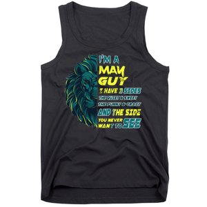 May Birthday Guy Has 3 Sides Sweet Funny Crazy  Tank Top