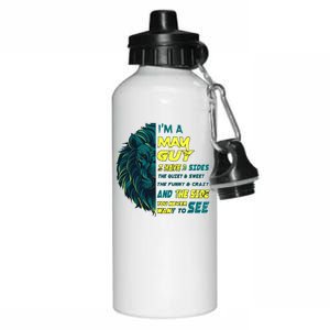 May Birthday Guy Has 3 Sides Sweet Funny Crazy  Aluminum Water Bottle 