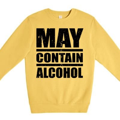 May Contain Alcohol Premium Crewneck Sweatshirt