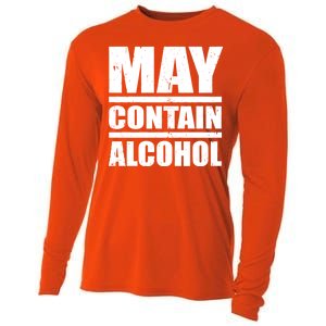 May Contain Alcohol Cooling Performance Long Sleeve Crew