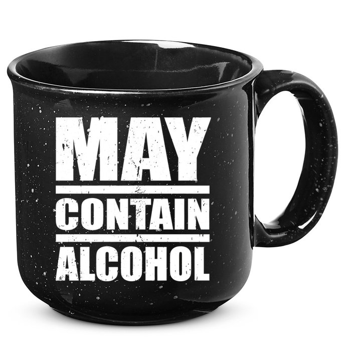May Contain Alcohol 15oz Campfire Ceramic Mug