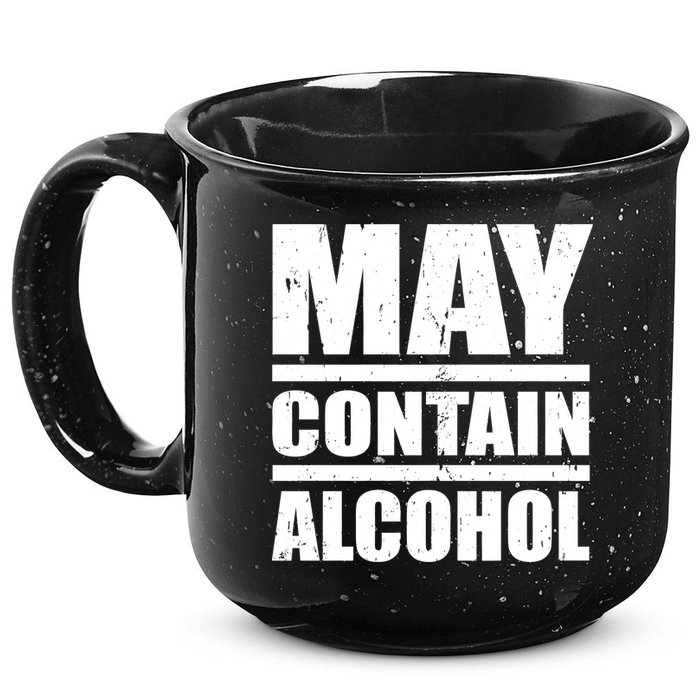 May Contain Alcohol 15oz Campfire Ceramic Mug