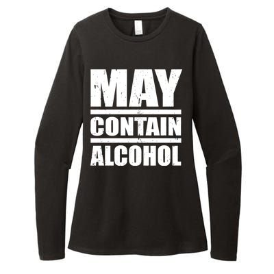 May Contain Alcohol Womens CVC Long Sleeve Shirt