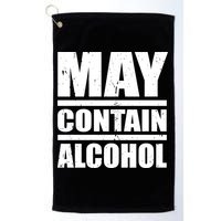 May Contain Alcohol Golf Towel
