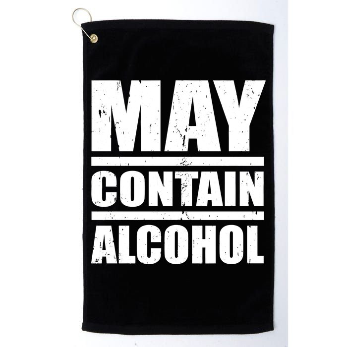May Contain Alcohol Golf Towel