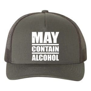 May Contain Alcohol Yupoong Adult 5-Panel Trucker Hat