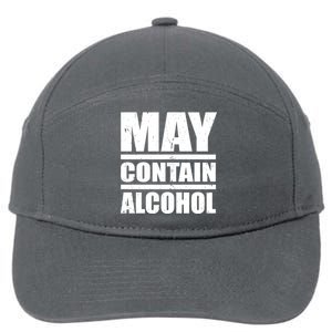 May Contain Alcohol 7-Panel Snapback Hat