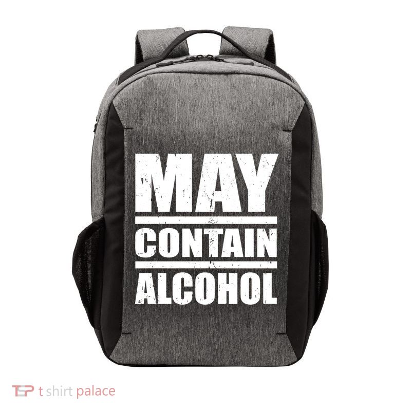 May Contain Alcohol Vector Backpack