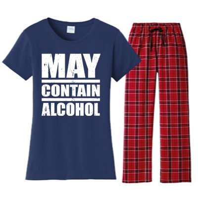 May Contain Alcohol Women's Flannel Pajama Set