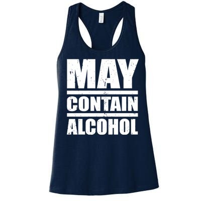 May Contain Alcohol Women's Racerback Tank