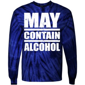 May Contain Alcohol Tie-Dye Long Sleeve Shirt