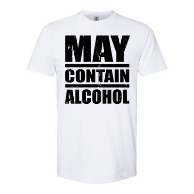 May Contain Alcohol Softstyle® CVC T-Shirt