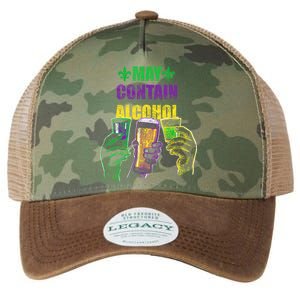 May Contain Alcohol Mardi Gras Legacy Tie Dye Trucker Hat