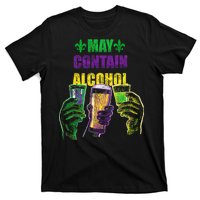 May Contain Alcohol Mardi Gras T-Shirt