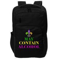 May Contain Alcohol Mardi Gras Spaid Impact Tech Backpack