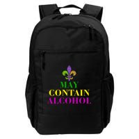 May Contain Alcohol Mardi Gras Spaid Daily Commute Backpack